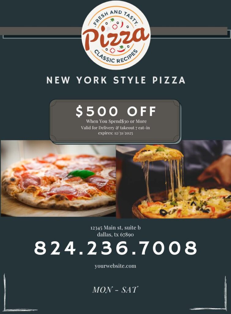 Ad Sample Pizza